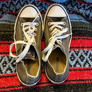 Unisex Converse All Star Low Tops Sneakers/Athletic Charcoal Gray Size M6 W8